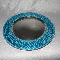 Clear Beaded Charger Plates