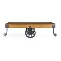 wheel cart coffee table