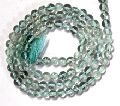 Natural Aquamarine Gemstone Beads Strand Faceted Round