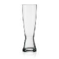 White clear promotion beer glass