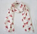 Cashmere Wool Horse print scarf