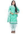 Casual Wear Cotton Unstitched Printed Salwar Kameez