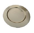 BRASS PLATED METAL WEDDING CHARGER PLATE