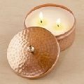 COPPER CANDLE CONTAINER