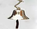 POLISHED BRASS MARINE SHIP BELL