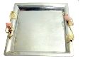 WEDDING RECTANGULAR METAL SERVICE TRAY