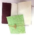 flap and bamboo handmade paper diary