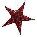 Maroon lantern mango handmade paper star