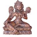 Buddhist Goddess Tara Wooden Statue