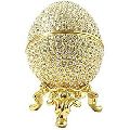 Vintage Gold Plated Swaravski Crystal Showpiece