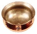 copper cooking serving handi with inside lining