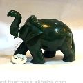 Handcrafted Green Jade Elephant