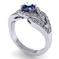 Solitaire Sapphire Ring