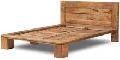 Modern Style Bed Solid Mango Wood