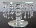 Crystal one tier Cake plates