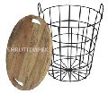 Industrial Iron Basket Coffee Table