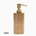 Brass Soap Pump Round Straight Ribbed