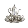 Silver Plated Tea Pot Coffee Pot Set