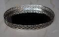 silver plated iron service tray