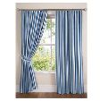 Blue Base Cotton Curtain