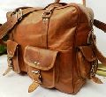 Real Goat Leather Travel Gift Luggage weekend briefcase style bag's