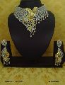 Bridal american diamond necklace set