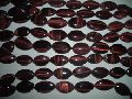 Red tiger eye pear shaped loose beads
