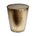 Hammered Brass Coffee Table