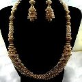 Rani Haar Sleek Simple Pearl Beaded Necklace Set