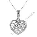 925 Sterling Silver Heart Pendants