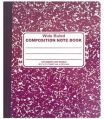Purple Marble composition notebook