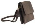 Leather mini side bag with strap