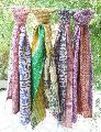 Designer Reversible Silk Sari Stoles