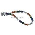 Seven Chakra Gemstone Beads Anklet