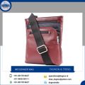 Leather Nylon Messenger Bag