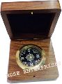 Brass Wooden Compass
