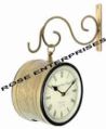 Railway Clock with Hanging Stand
