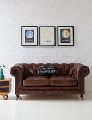 Leather Brown two seater sofa