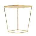 exclusive Diamond Shaped Brass Coffee Table