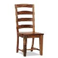 Wooden Natural high back Dining chair