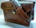 Bulky Leather Briefcase Bag