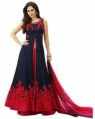 Embroidered Semi Stitiched Gown