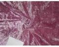 2.70 yds cut piece devore polyester viscose burnout lavender stripes velvet