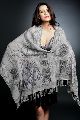 Evening Lace embroidery Wool shawls