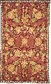 CHAINSTITCH TAPESTRY WOOLEN RUG, MULTICOLOR EMBROIDERY 2.5X4 FEET