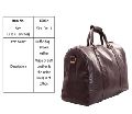 genuine leather business Duffle bag for men
