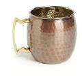 HAMMERED COPPER MOSCOW MULE MUGS