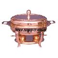 Oval Shape Copper Chafing dish
