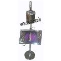 Stainless Steel Table Top Name Tag Stands With Focus Lamp