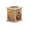 Cube Design Marble Candle Holder